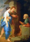 Bernhard Rode Daphnis bring seine Phyllis vor seinen Vater oil painting on canvas